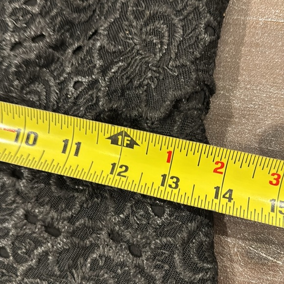 Anthropologie Women’s Dress Leifsdottir Ligonberry Size 2 Lace Overlay V Neck - Picture 11 of 13